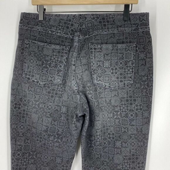 Soft Surroundings Jeans Pull On Print - Picture 4 of 6